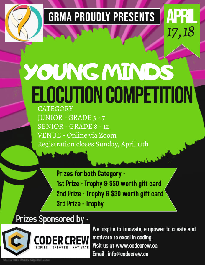 Young Minds Elocution competition